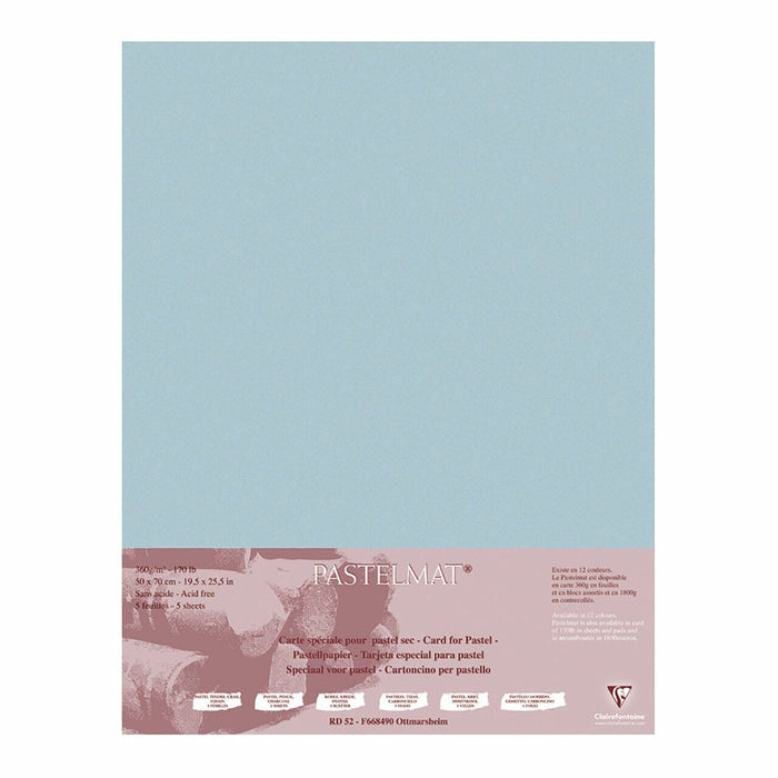 Pastelmat Paper 50cm x 70cm Light Blue - Pack of 5 FPC96164C