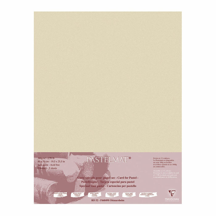 Pastelmat Paper 50cm x 70cm Sand - Pack of 5 FPC96166C
