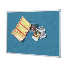 Penrite Aluminium Frame Fabric Bulletin Board 1200 x 1800mm - Blue AOQTNNF181W