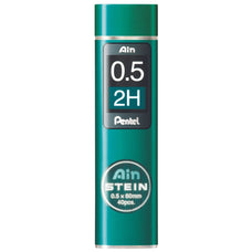 Pentel Ain Stein Refill Leads 2H 0.5mm 40's Tube x  12's pack AOC275-2H