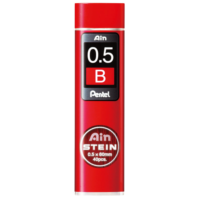 Pentel Ain Stein Refill Leads B 0.5mm 40's Tube x  12's pack AOC275-B