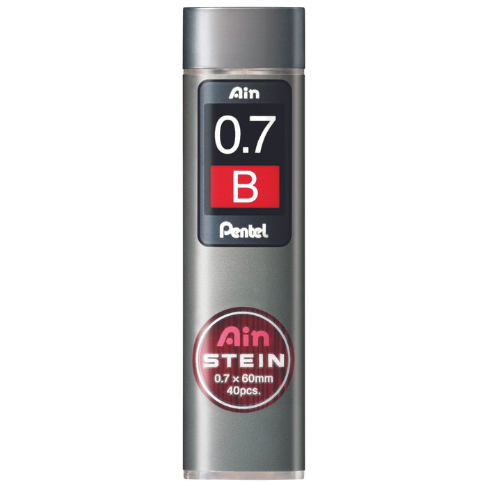 Pentel Ain Stein Refill Leads B 0.7mm 40's Tube x  12's pack AOC277-B