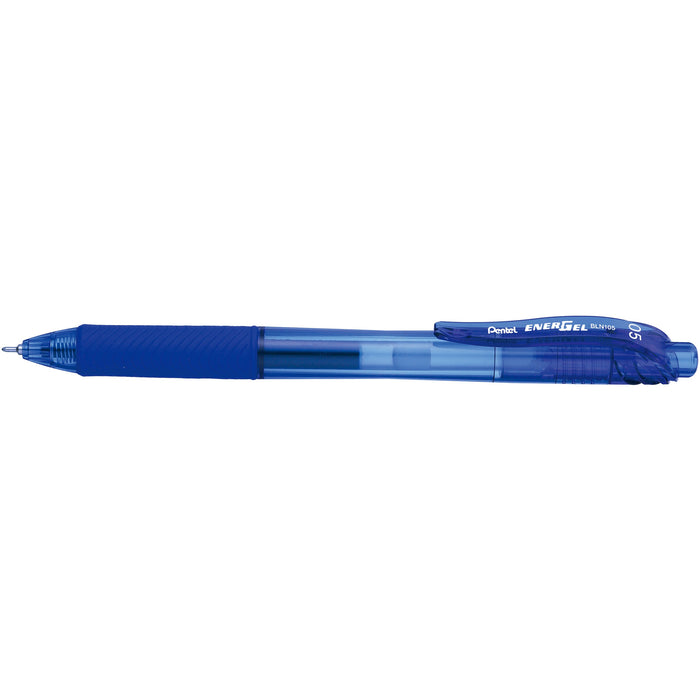 Pentel BLN105 Retractable Energel 0.5mm Gel Pen Blue - Pack of 12 AOBLN105-C