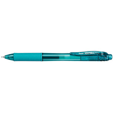 Pentel BLN105 Retractable Energel 0.5mm Gel Pen Turquoise - Pack of 12 AOBLN105-S3