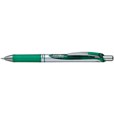 Pentel Energel Gel Roller Pen Retractable BL77 0.7mm Green - Pack of 12 AOBL77-D