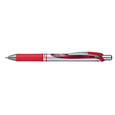 Pentel Energel Gel Roller Pen Retractable BL77 0.7mm Red - Pack of 12 AOBL77-B
