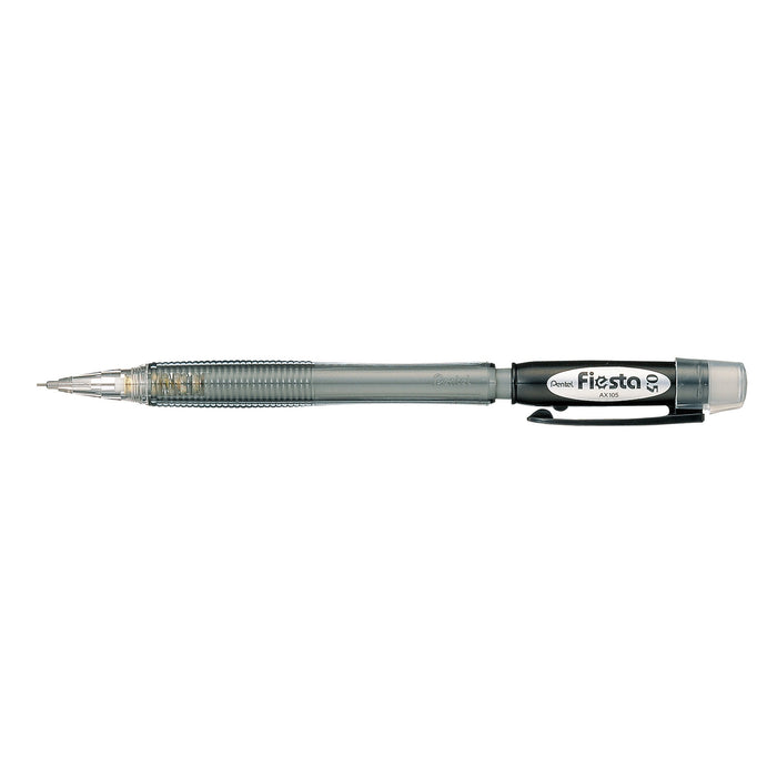 Pentel Fiesta Mechanical Pencil AX105 0.5mm Black Barrel - Pack of 12 AOAX105-A