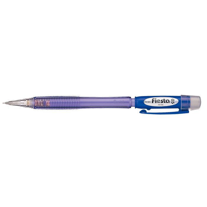 Pentel Fiesta Mechanical Pencil AX105 0.5mm Blue Barrel - Pack of 12 AOAX105-C