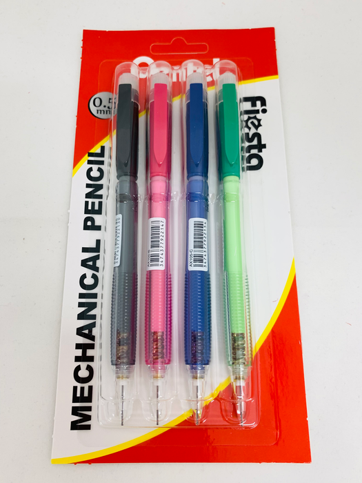 Pentel Fiesta Mechanical Pencil Xa155t 0.5Mm Assorted Pack 4 H/S AOXA155T-4AST