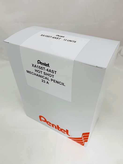 Pentel Fiesta Mechanical Pencil Xa155t 0.5Mm Assorted Pack 4 H/S AOXA155T-4AST