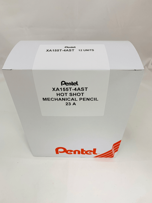 Pentel Fiesta Mechanical Pencil Xa155t 0.5Mm Assorted Pack 4 H/S AOXA155T-4AST