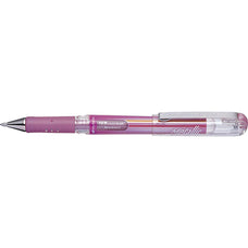 Pentel Hybrid Gel Grip Dx Gell Roller Pen Stick K230m 1.0mm Pink - Pack of 12 AOK230M-P