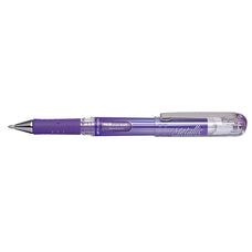 Pentel Hybrid Gel Grip Dx Gell Roller Pen Stick K230m 1.0mm Violet - Pack of 12 AOK230M-V