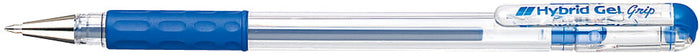 Pentel K116 Hybrid Gel Grip Roller Pen 0.6mm Blue - Pack of 12 AOK116-C