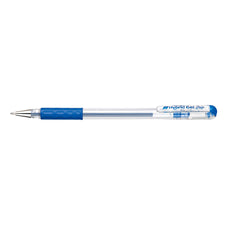 Pentel K116 Hybrid Gel Grip Roller Pen 0.6mm Blue - Pack of 12 AOK116-C
