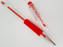 Pentel K116 Hybrid Gel Grip Roller Pen 0.6mm Red - Pack of 12 AOK116-B