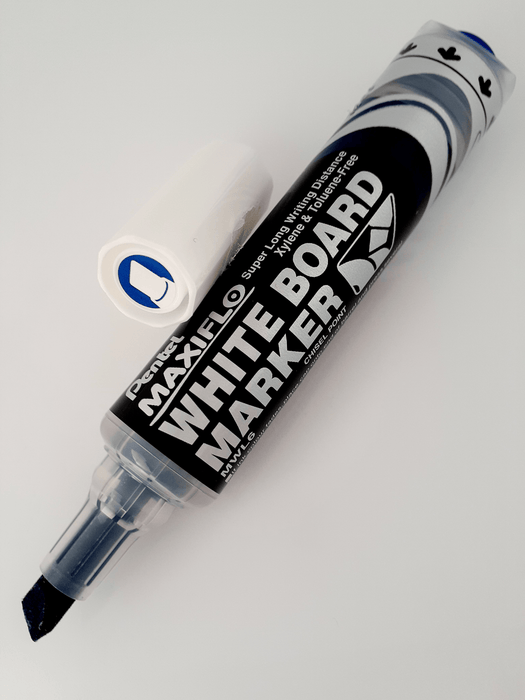 Pentel Maxiflo Whiteboard Marker Chisel Tip, Blue AOMWL6-C