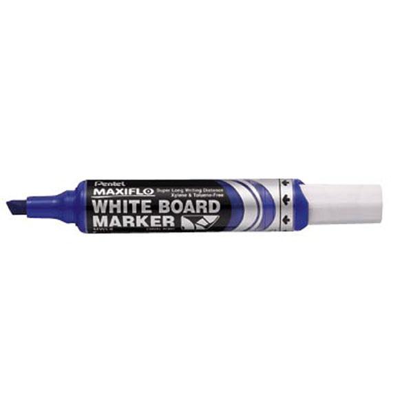 Pentel Maxiflo Whiteboard Marker Chisel Tip Blue AOMWL6-C