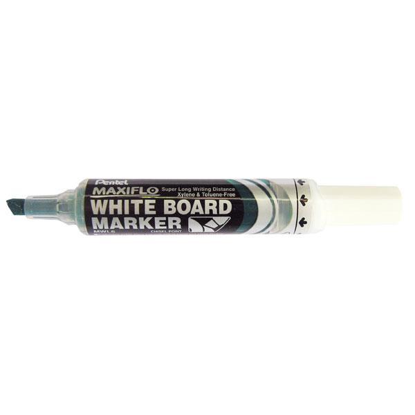 Pentel Maxiflo Whiteboard Marker Chisel Tip Green AOMWL6-D