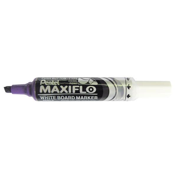 Pentel Maxiflo Whiteboard Marker Chisel Tip Violet AOMWL6-V