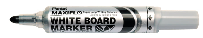 Pentel Maxiflo Whiteboard Marker Fine Tip, Black AOMWL5M-A