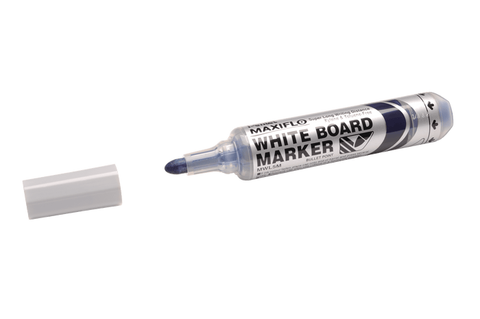 Pentel Maxiflo Whiteboard Marker Fine Tip Blue AOMWL5M-C