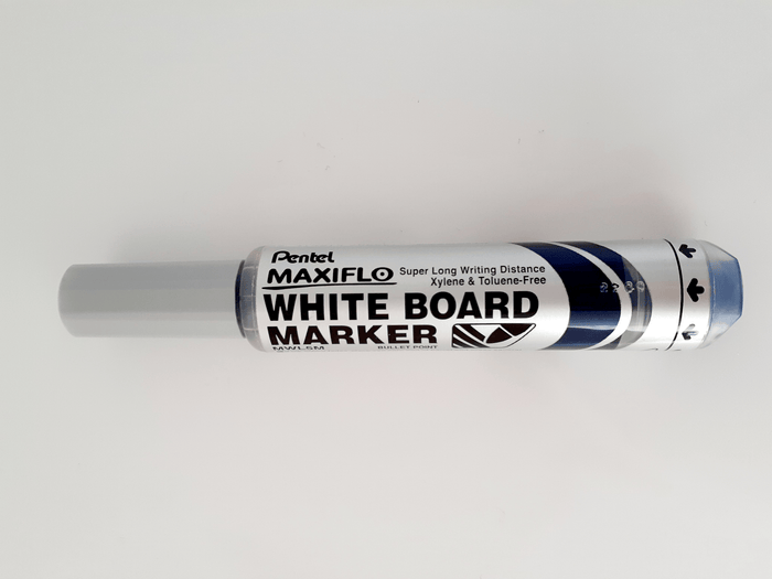 Pentel Maxiflo Whiteboard Marker Fine Tip Blue AOMWL5M-C