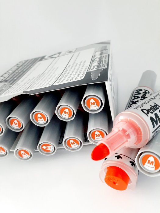 Pentel Maxiflo Whiteboard Marker Fine Tip Orange AOMWL5M-F