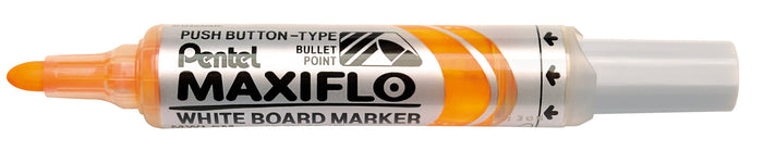 Pentel Maxiflo Whiteboard Marker Fine Tip Yellow AOMWL5M-G