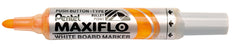 Pentel Maxiflo Whiteboard Marker Fine Tip Yellow AOMWL5M-G