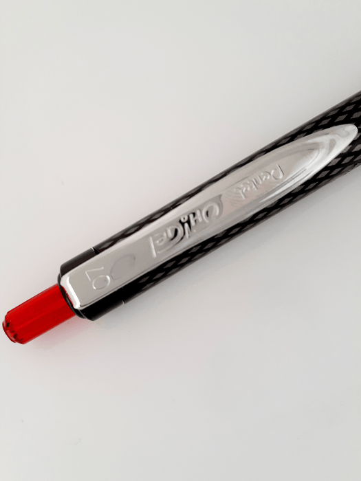 Pentel Oh Gel Gell Roller Pen Retractable K497 0.7mm Red - Pack of 12 AOK497-B