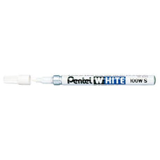 Pentel Permanent Marker 1.3mm Fine White AOX100-WS
