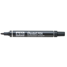 Pentel Permanent Marker N50 Bullet 1.5mm Black - Pack of 12 AON50-A