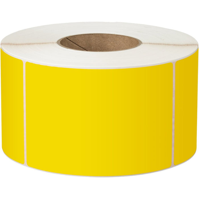 Permanent Label Thermal Rolls 50mm x 28mm, 2000 Labels, Yellow SKLA5028TP1ACSCY