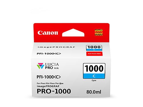 PFI1000 / PFI 1000 Cyan Original Canon Cartridge DSCI1000C