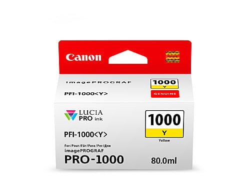 PFI1000 / PFI 1000 Yellow Original Canon Cartridge DSCI1000Y