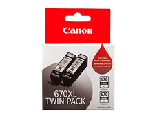 PGI670 / PGI670XL / PGI 670XL Black Original Canon Cartridge - Twin Pack DSCI670XLT