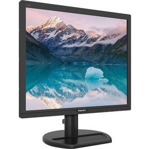Philips 170S9A 17" SXGA LCD Monitor, 5:4, Textured Black, 17" Class, WLED Backlight, 1280x1024, 16.7 Million Colours, 250 cd/m², 1ms, 75Hz, DVI, VGA IM4629836