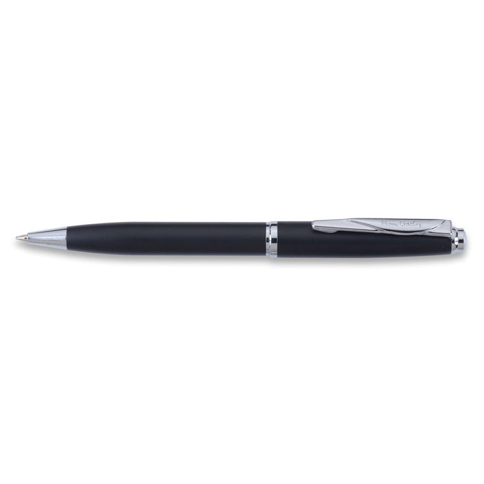 Pierre Cardin Momento Ballpoint Pen Matt Black Chrome Trim CXPC1230ALU_BLK_CHR