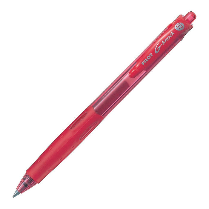 Pilot BeGreen G-Knock Gel Fine Tip Red Pens (LGK-10F-R-BG) x 10's pack FP20088