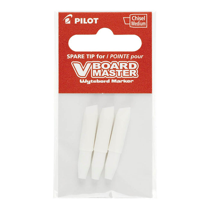 Pilot BeGreen V Board Whiteboard Marker Replacement Tips Chisel x 3's Pack FP20417