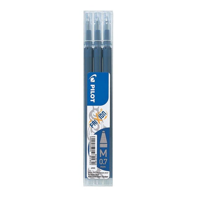Pilot Blue Fine Refill for Frixion Clicker 3 in 1 Erasable Pens - Pack of 3's (BLS-FR7-BB-S3) FP20825