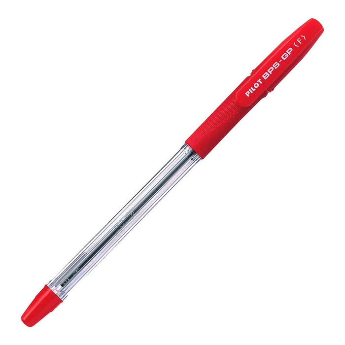 Pilot BPS-GP Ballpoint Fine Tip Red Pen (BPS-GP-F-R) x 12's pack FP20028