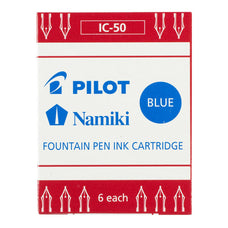 Pilot Fountain Pen Ink Cartridge 6's Pack - Blue FP20415