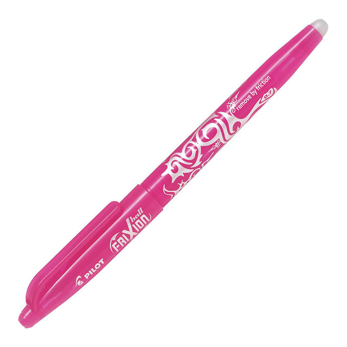 Pilot Frixion Ball Erasable Fine Tip Pink Pen (BL-FR7-P) x 12's pack FP20063