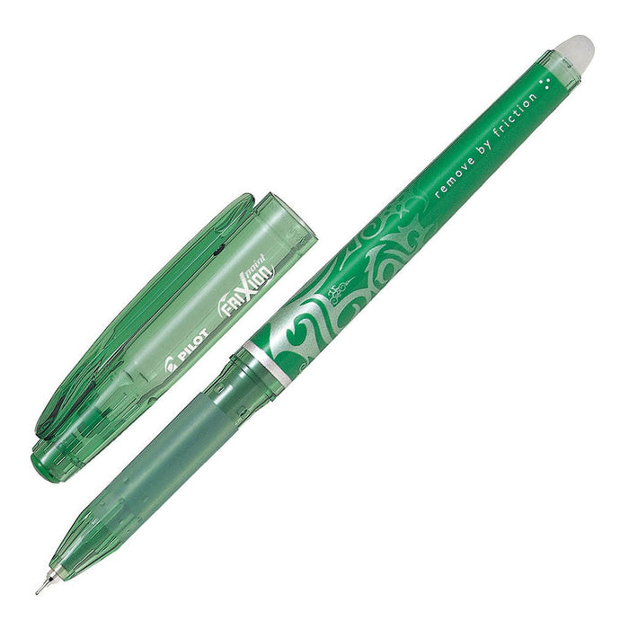 Pilot Frixion Point Erasable Ultra Fine Green Pens (BL-FRP4-G) x 12's pack FP20335