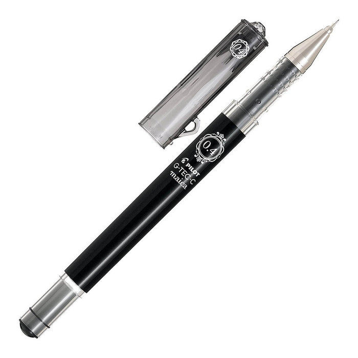 Pilot G-Tec-C Maica Gel Ultra Fine Tip Black Pen (BL-GCM4-B) x 12's Pack FP20094