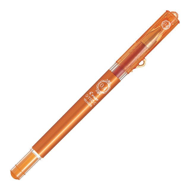 Pilot G-Tec-C Maica Gel Ultra Fine Tip Orange Pen (BL-GCM4-O) x 12's Pack FP20100
