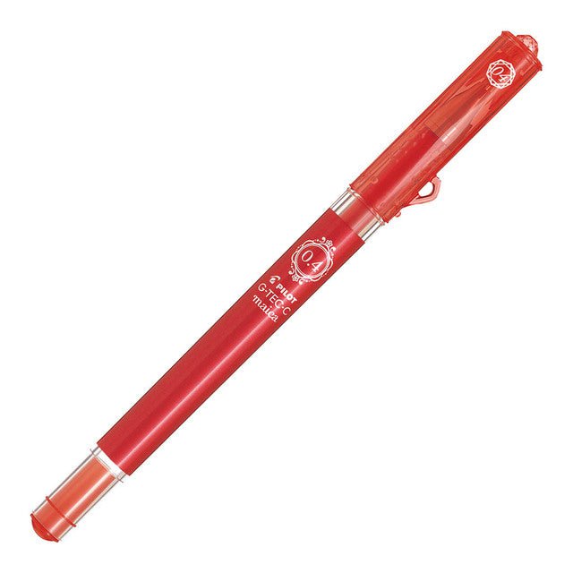 Pilot G-Tec-C Maica Gel Ultra Fine Tip Red Pen (BL-GCM4-R) x 12's Pack FP20097