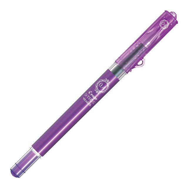Pilot G-Tec-C Maica Gel Ultra Fine Tip Violet Pen (BL-GCM4-V) x 12's Pack FP20101